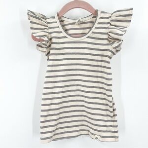 Lulu + Roo Striped Flutter Top